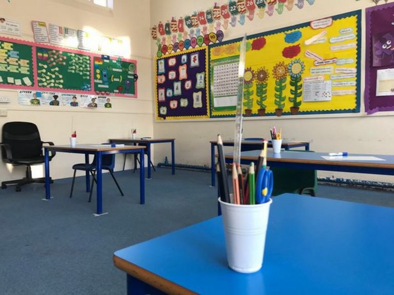 2 DNP CHP 310520SLUG 1140 Inside an English primary school prepared to reopen tomorrow morningJPG 768x576