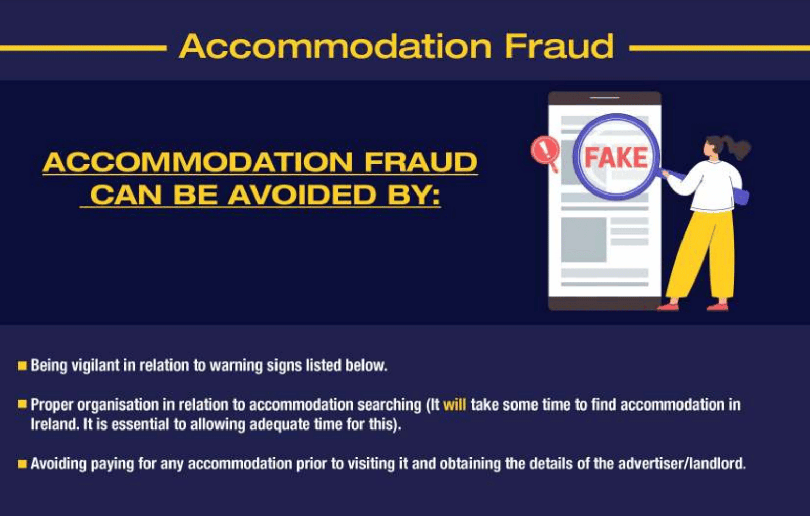 How to avoid accommodation fraud in Ireland